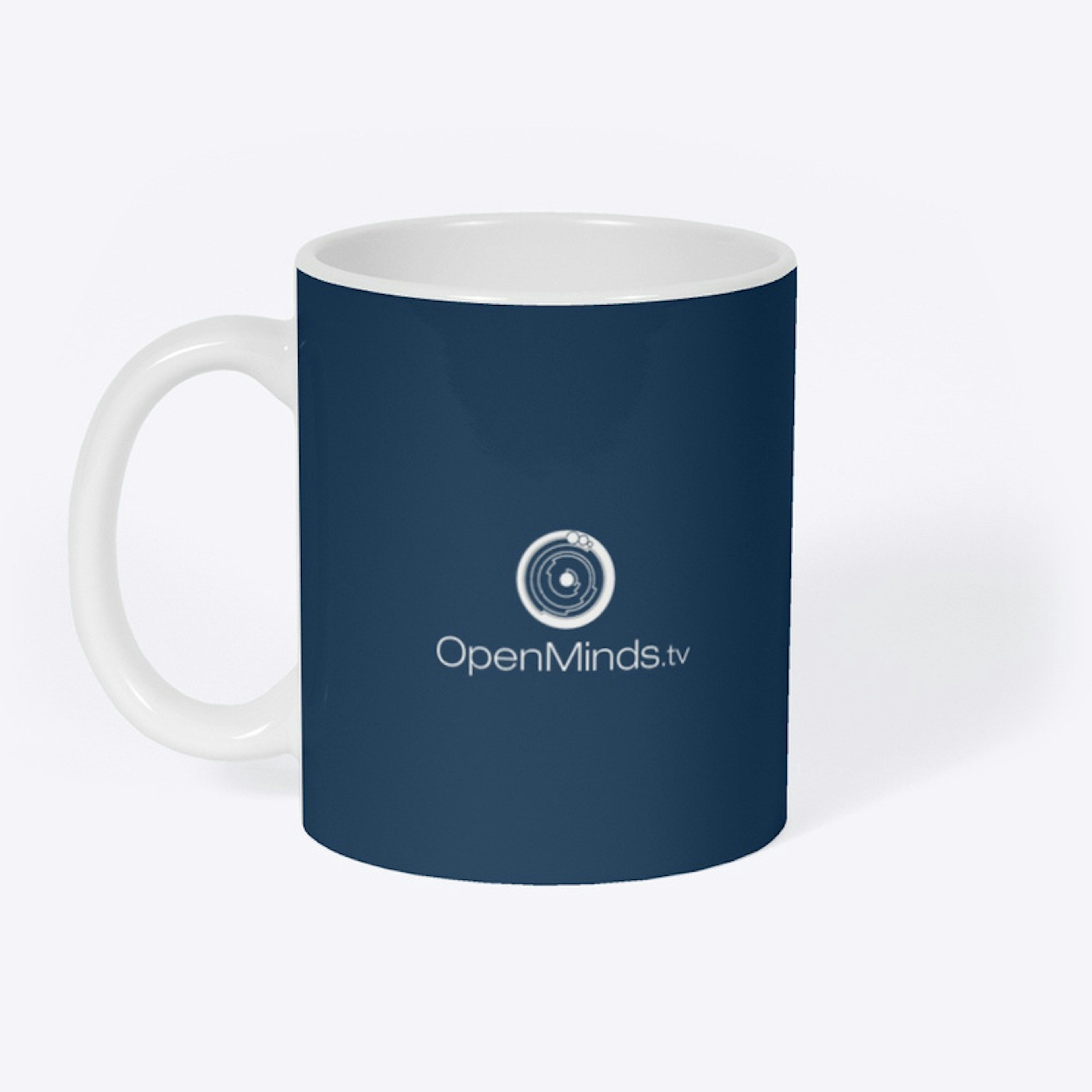White OpenMinds.tv Logo